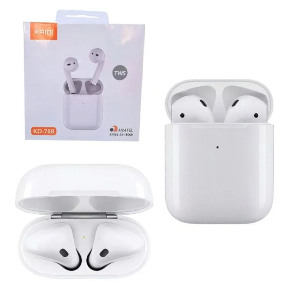 Fone De Ouvido Sem Fio Kdpan Tws 5.3 - Kn-788 Cor Branco