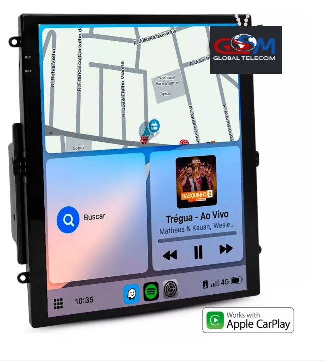 Multimidia Tesla 9,7p Octacore Carplay 2gb 32gb Android 14