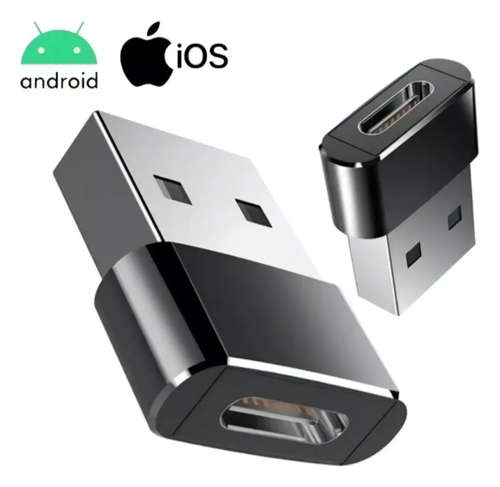 Adaptador Usb-c 3.1 Type-c Fêmea Para Usb-a 3.0 Macho