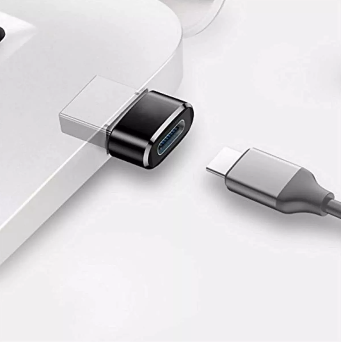Adaptador Usb-c 3.1 Type-c Fêmea Para Usb-a 3.0 Macho