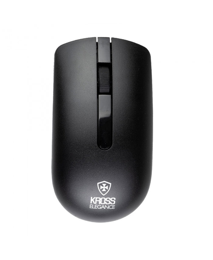 Mouse Wirelesss Sem Fio Kross Recarregável USB 1.600 Dpi Preto Ke-M305