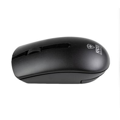 Mouse Wirelesss Sem Fio Kross Recarregável USB 1.600 Dpi Preto Ke-M305