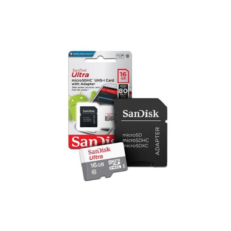 Cartão de Memória MicroSd 16gb Classe 10 Sandisk