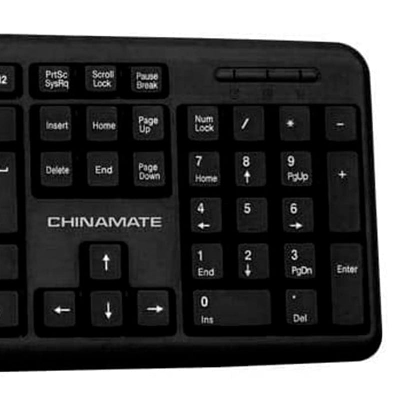 Teclado Desktop Office USB CM20 Com Fio Chinamate