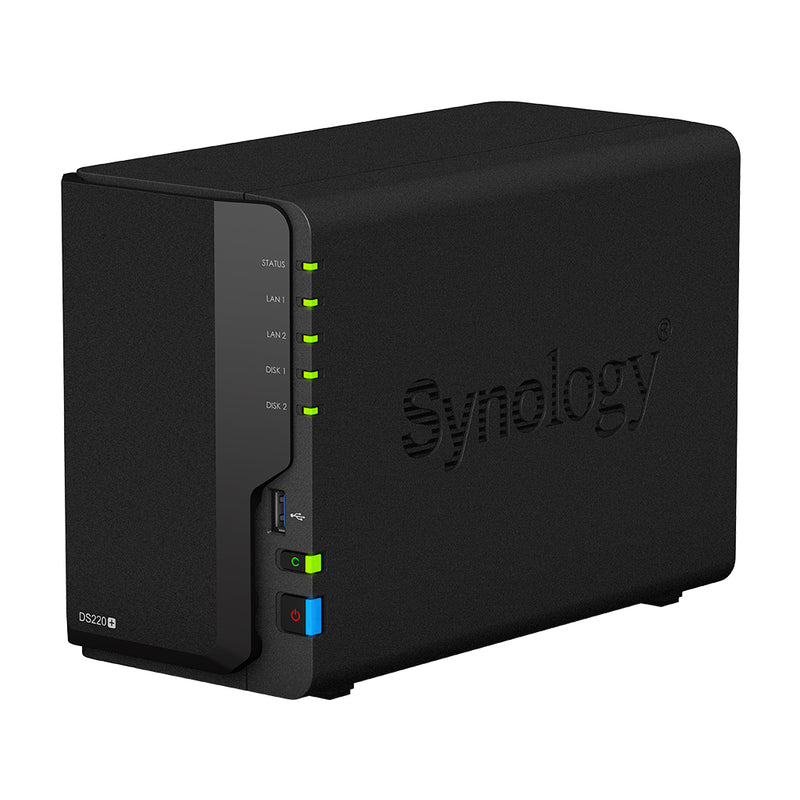 Storage Synology DiskStation Ds220 +,NAS, 2 Baias