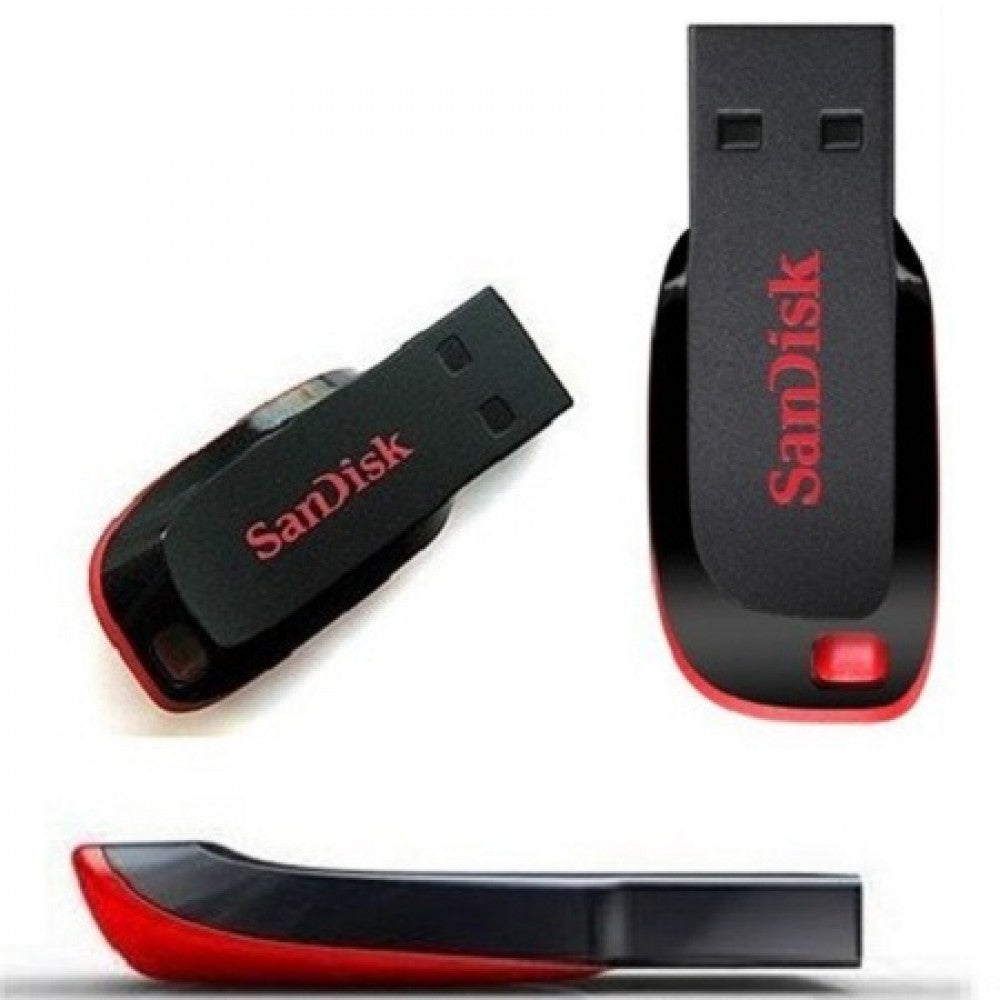 Pen Drive Cruzer Blade Sandisk USB 2.0 64GB SDCZ50-064G-B35