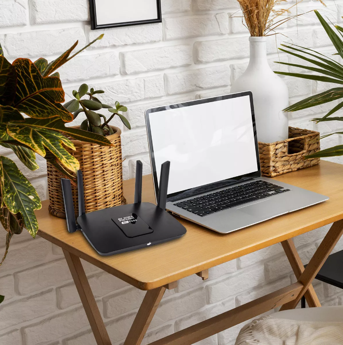 Roteador Wireless-n Wifi De Alto Desempenho 5 Portas 1200mbs 4 antenas