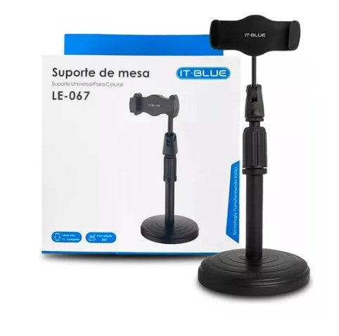 Suporte Tripé Celular De Mesa Escritório it-Blue Le-067