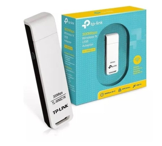 Adaptador Wi-fi Tp-link Tl-wn821n Usb Wireless N 300mbps