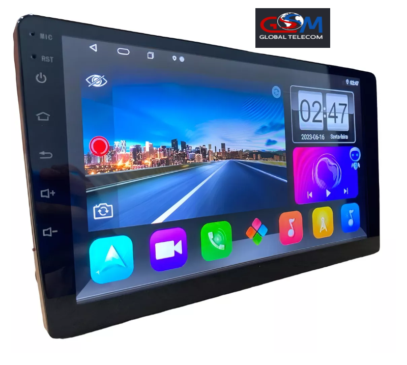 Central Multimidia 9'' Lelong Le-6320 4/64gb Carplay 4g Wifi  Android 14