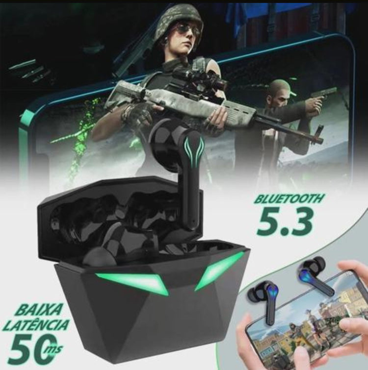 Fone de ouvido Gamer sem fio Bluetooth profissional LE-2406 - IT-Blue