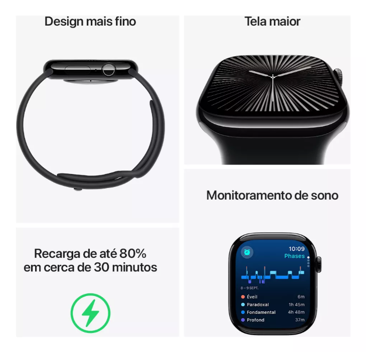 Apple Watch Serie 10 46mm GPS A2999 Preto